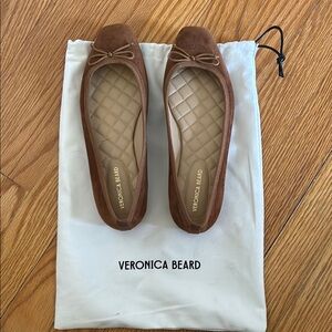 Veronica Beard Brown Ballet Flats